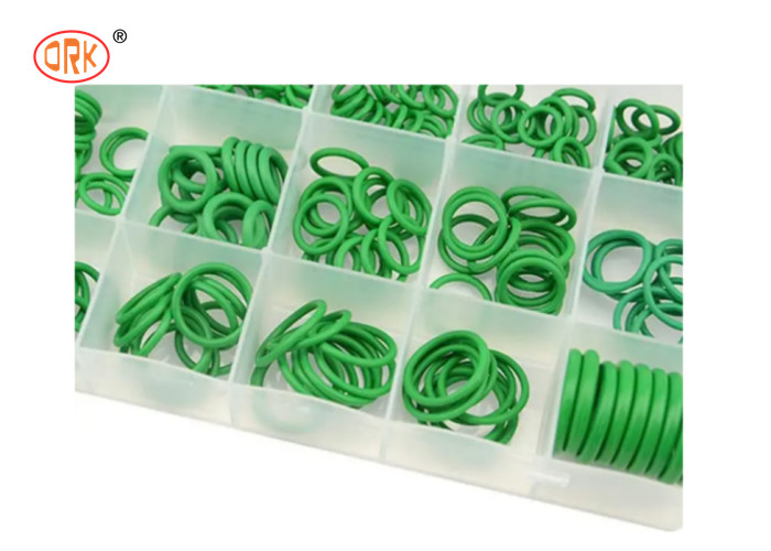 Xanh AS568/ métric cao su HNBR 18 kích thước O Ring Kit Box cho điều hòa không khí
