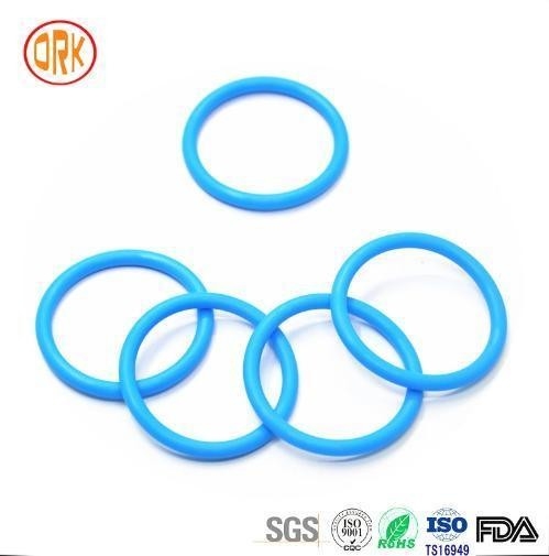 0.5mm - 1000mm 568 Vòng cao su niêm phong silicone màu xanh RoHS Vòng cao su phẳng