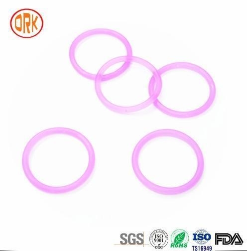 Tùy chỉnh màu tím cao su silicone xuyên suốt O Ring Seal Ring Gasket For Shaft Seal