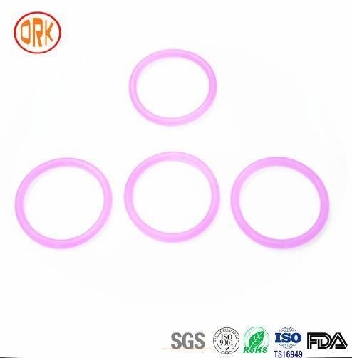 Tùy chỉnh màu tím cao su silicone xuyên suốt O Ring Seal Ring Gasket For Shaft Seal