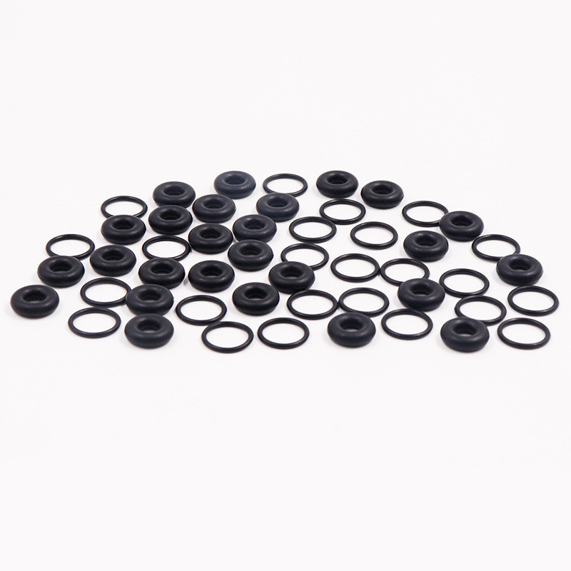 Đen/Xanh loại vòng đai cao su silicone với năm cạnh để tiếp xúc với thực phẩm