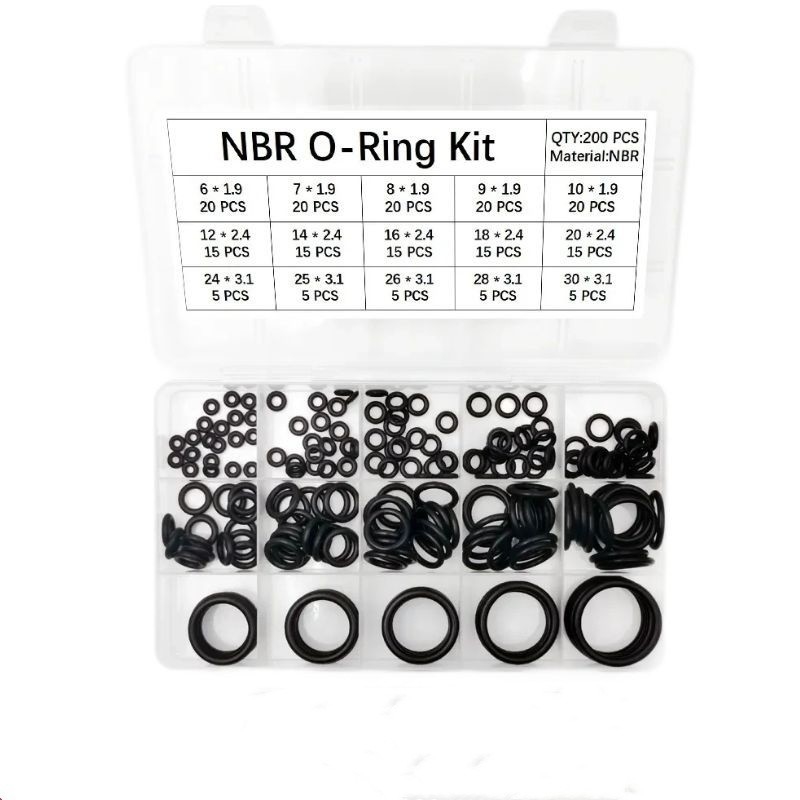 NBR 90 Gum O-Ring Seal Kit Box Set cho OEM / ODM hiệu quả và tiêu chuẩn chấp nhận được