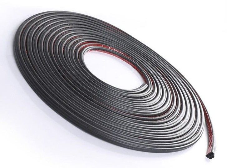 Kích thước tùy chỉnh D-Type EPDM Foam Adhesive Door Seal Strip Anti-Dust Rubber cho cửa sổ