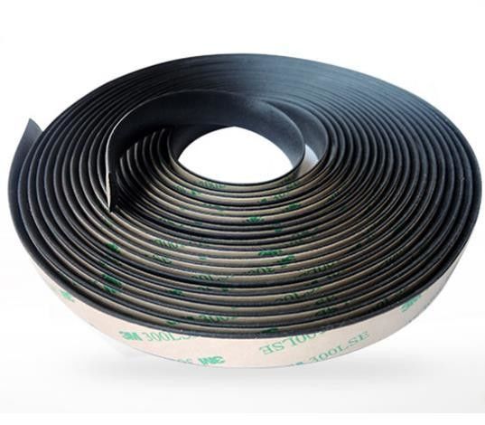 Kích thước tùy chỉnh D-Type EPDM Foam Adhesive Door Seal Strip Anti-Dust Rubber cho cửa sổ