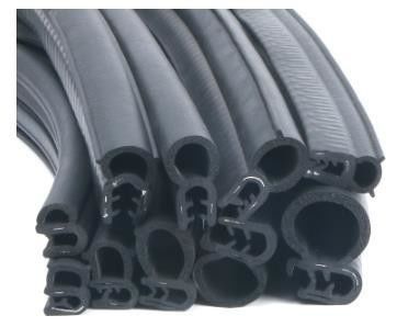 Kích thước tùy chỉnh D-Type EPDM Foam Adhesive Door Seal Strip Anti-Dust Rubber cho cửa sổ