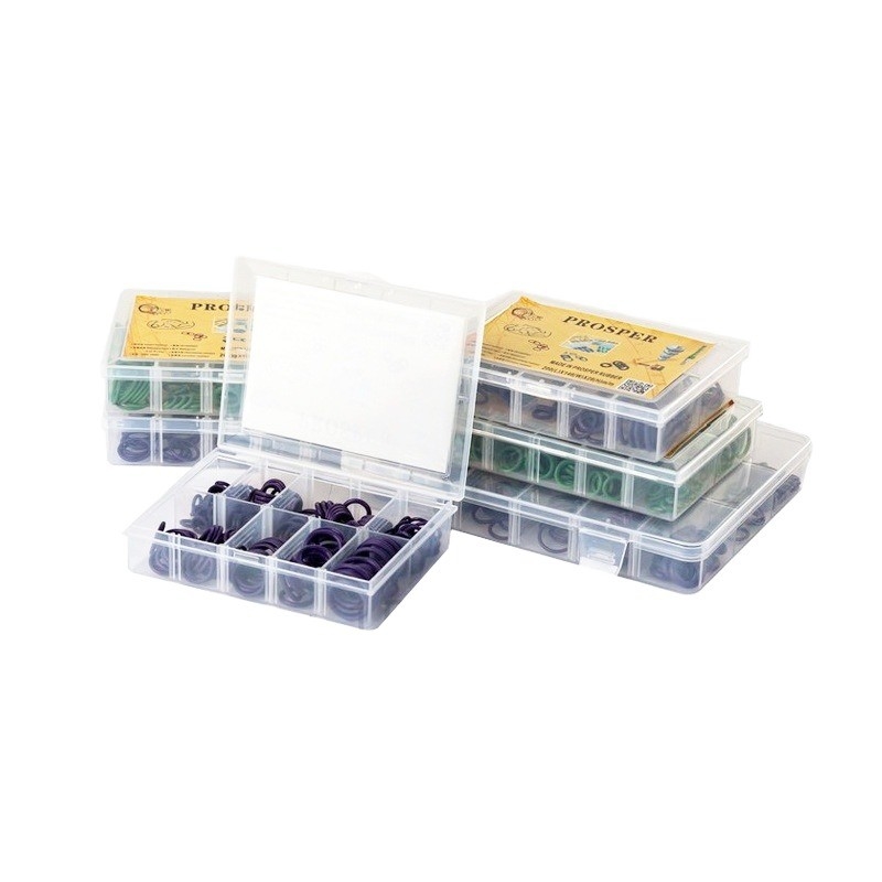 NBR O Ring Valve Goma Seal Assortment Kit 382 Pcs Đen O Rings Đối với sửa chữa thủy lực