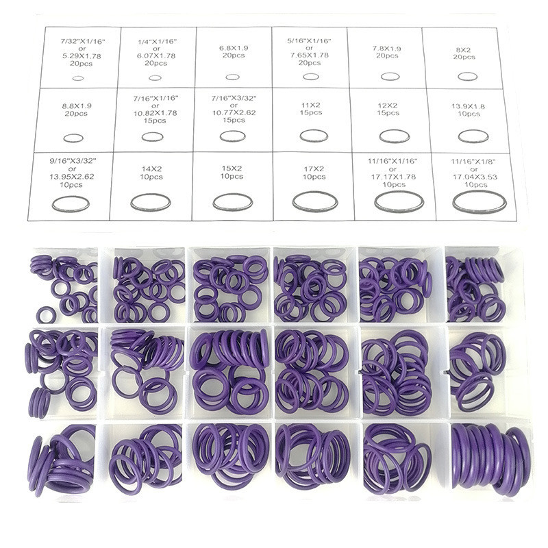 Chiếc O-Ring Kit của máy lạnh ô tô để kiểm tra 100% trong tất cả các ngành công nghiệp