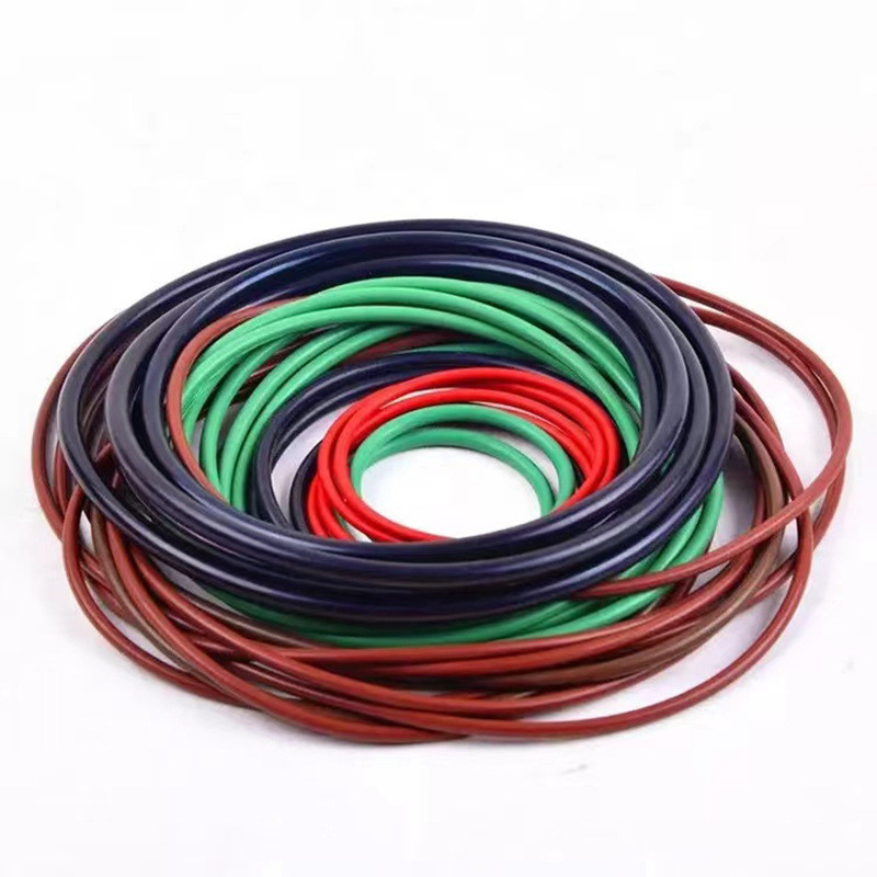 NBR tùy chỉnh EPDM FKM NR SBR As568 Vòng cao su phẳng O cho các niêm phong máy đào