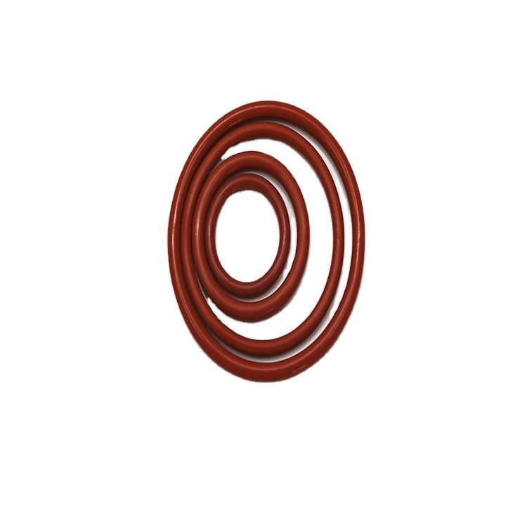 Khách hàng nhiệt độ cao chống nước silicone O-Ring Nhẫn cao su màu đỏ và trắng cho ORK