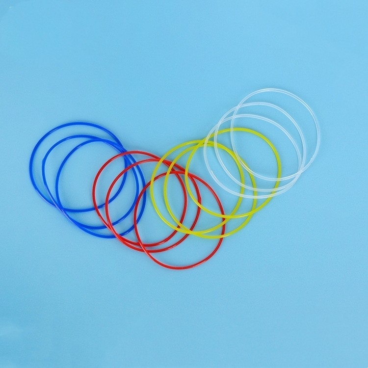 REACH chứng nhận O-ring silicone tùy chỉnh màu đỏ và đen với niêm phong chống nhiệt