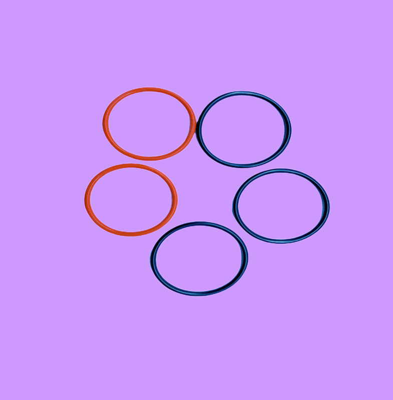 Tùy chỉnh Silicone O Ring Đen nhỏ Buna NBR Seal FKM Rohs Reach Tiêu chuẩn phù hợp
