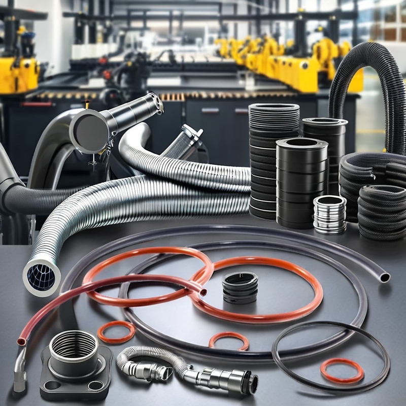 Xử lý tùy chỉnh NBR FKM Silicon O-Ring Seal nhiệt độ cao cho sản phẩm cao su