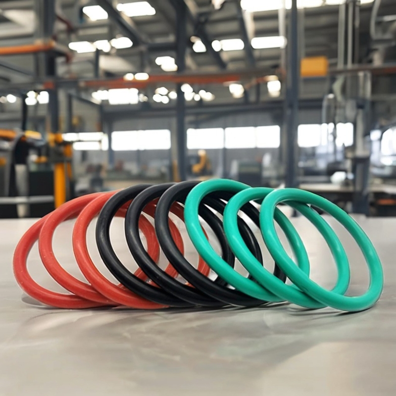 Xử lý tùy chỉnh NBR FKM Silicon O-Ring Seal nhiệt độ cao cho sản phẩm cao su