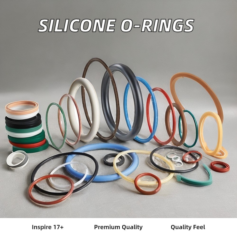 Xử lý tùy chỉnh NBR FKM Silicon O-Ring Seal nhiệt độ cao cho sản phẩm cao su