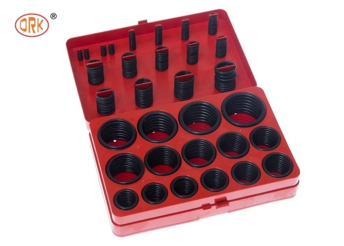 Chống dầu tốt Black NBR 70 Shore A O-Ring Kit Box cho máy đào xi lanh thủy lực
