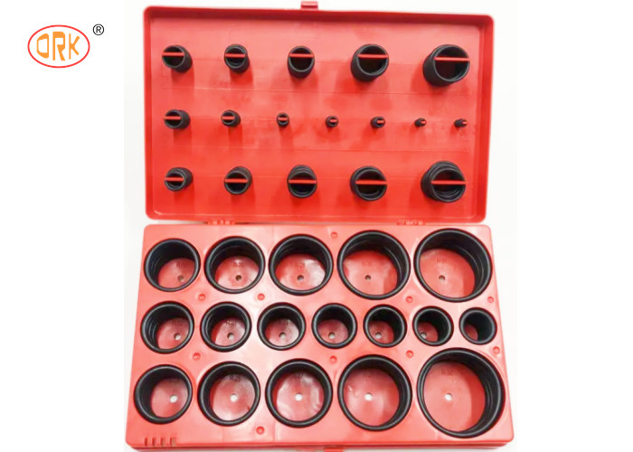Chống dầu tốt Black NBR 70 Shore A O-Ring Kit Box cho máy đào xi lanh thủy lực