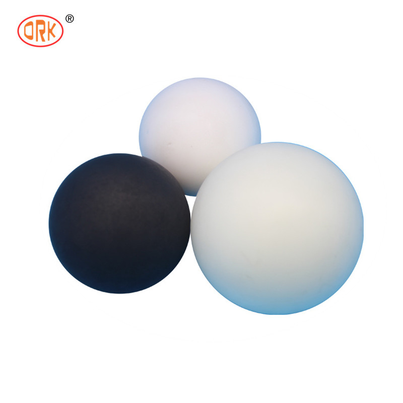 FPM/FKM bóng cao su fluorine rắn màu trắng để niêm phong trong môi trường nhiệt độ cao và ăn mòn