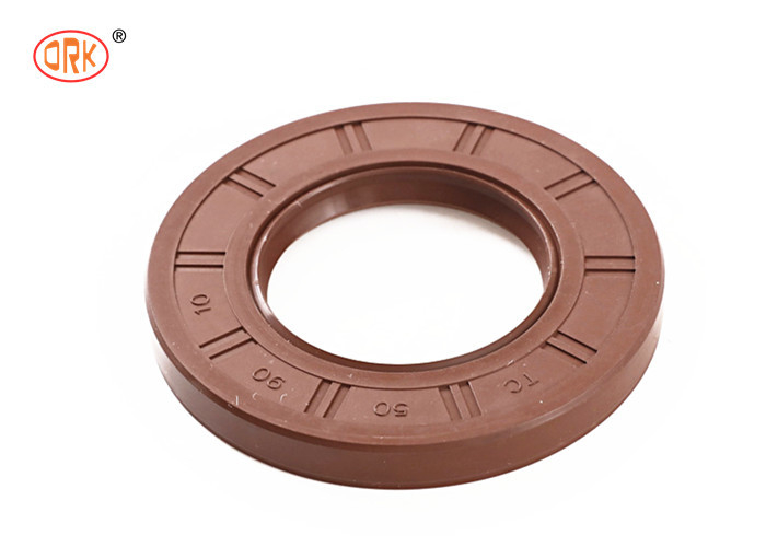 IATF SGS Bơm cao su con dấu tùy chỉnh màu nâu O Ring cao su TC Oil Seal 90 Shore A