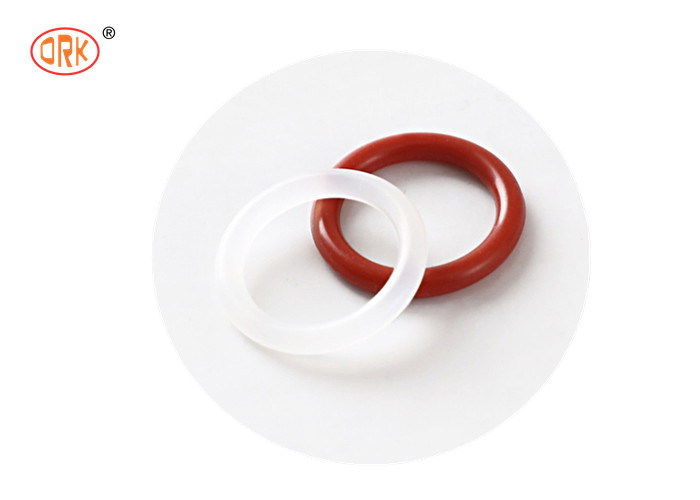Nhựa cao su y tế bền màu đỏ minh bạch silicone một O vòng kích thước cho ứng dụng không bụi và hấp thụ sốc