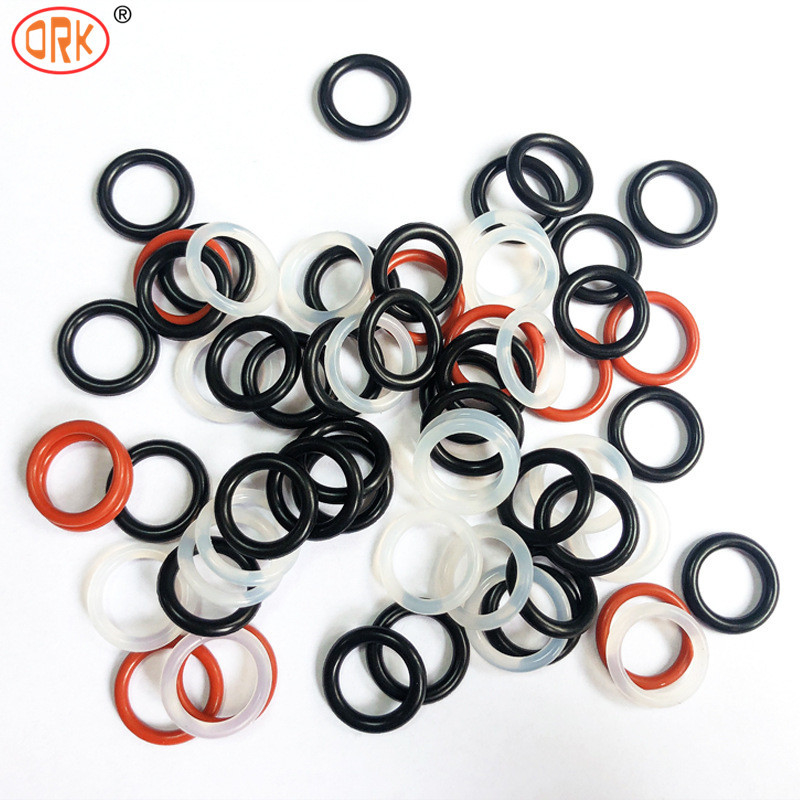 Rohs phù hợp nhựa ống cao su con dấu màu sắc silicone O Ring Epdm vật liệu FKM NBR