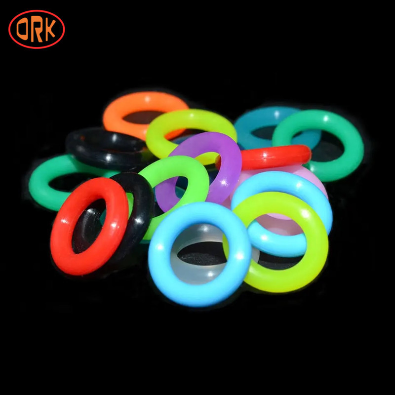 Mini cao su silicone Seal NBR VMQ HNBR EPDM FKM O Ring Seal Màu tùy chỉnh