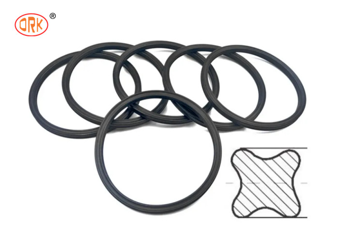 Custom X RINGS Rotary Pump Goma Seal EPDM Nitrile Silicone Goma Quad Ring Seal