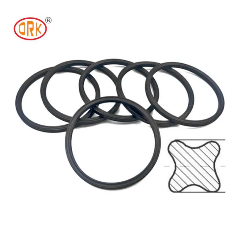 Quard Ring Hydraulic Oil Seal NBR 90 Shore X Ring Seal OEM Cho Mẫu kín Burgmann