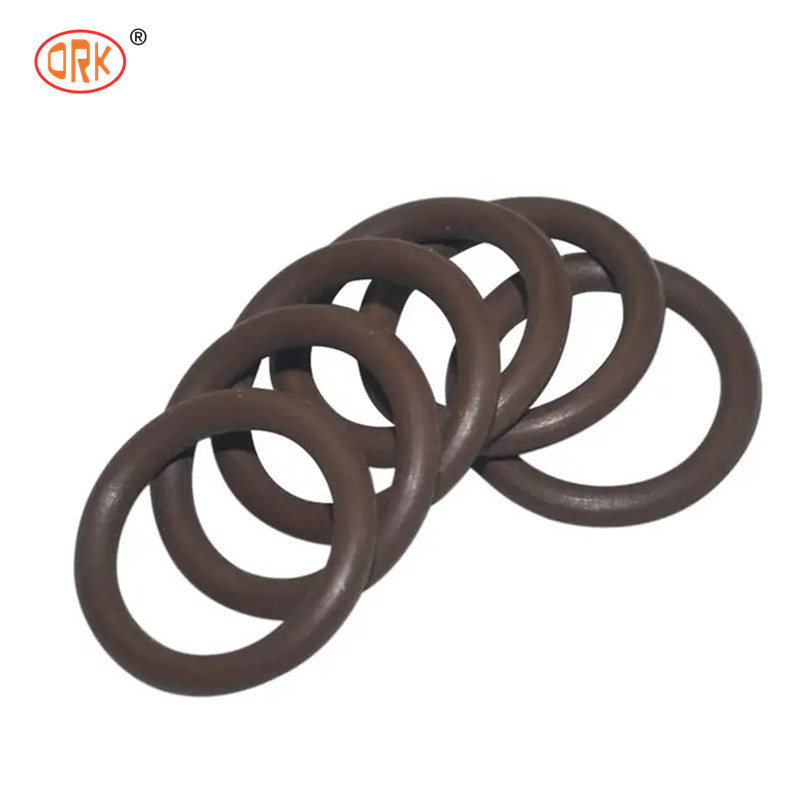 Nhẫn cao su silicone màu nâu EPDM NBR FKM Buna N Nitrile O